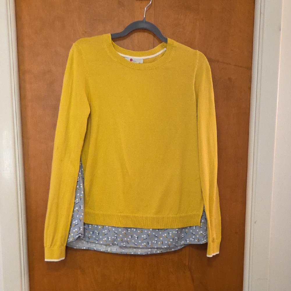 Boden Mustard Yellow Sweater